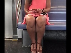 Watch as a woman gets caught in the act of upskirt photography in this video