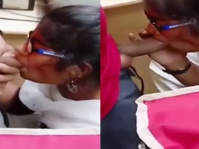 Interracial threesome with college student, professor, and mature woman in video