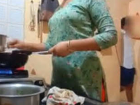 Experience the thrill of having sex with a maid in the kitchen