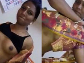 Tamil babe shows off her skills in a steamy video