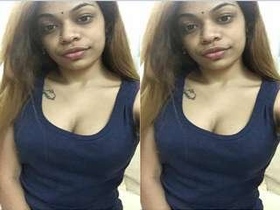 Watch a beautiful girl show off her big tits in this steamy video