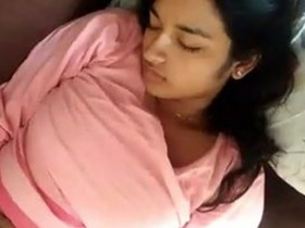Big boobs babe gets pinned down by her brother