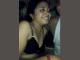 Tamil couple shares passionate moments and showcases their breasts