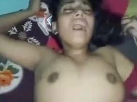 Desi couple's rough sex leads to painful orgasm
