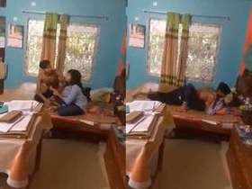 Desi couple enjoys passionate sex in bedroom