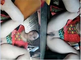 Indian girl shows off her pussy on camera