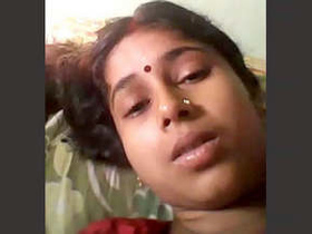 Bhabhi's boobs and fingers in action