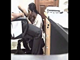 Workplace Wives from Kerala Sucking Dick in Office