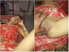 Wife in lingerie gives blowjob to husband in hot video