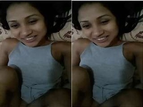 Cute college student gets pleasure from sex
