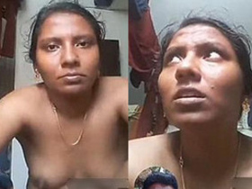 Tamil girl gets naughty with video call and finger herself