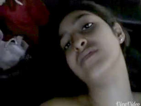 A slim and cute desi girl gets laid in the backseat of a car