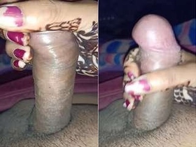 Shy wife indulges in solo play