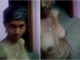 A stunning Indian babe flaunts her body in a solo video