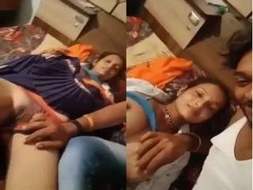Couple's homemade video features wife's big tits and pussy