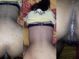 Young Indian couple enjoys doggy style sex