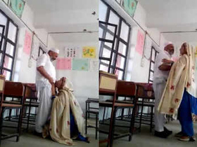 Principal and teacher indulge in steamy affair in school bathroom