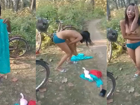 Naked and satisfied: Desi babe goes topless after sex