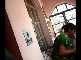 Desi aunty caught without clothes at home