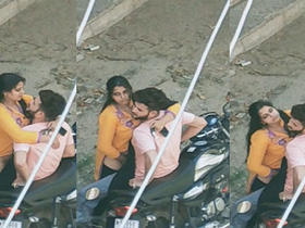 Rustic couple enjoys outdoor sex in nature