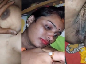 Bangla whore gets naked for her client in a village setting