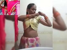 Watch as a stunning Desi girl transforms into a beautiful woman