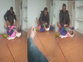 Desi maid gets fucked by two men in a video