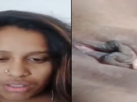 Bangladeshi babe cums hard and loud in solo video