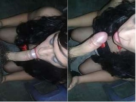 Watch a stunning girl give a satisfying blowjob to her partner in this exclusive video