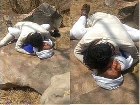 Indian girl gets fucked in the open