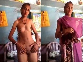 Desi bhabhi bares it all and flaunts her perfect curves