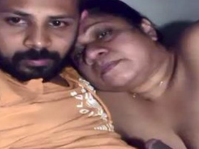 A charming mature couple shares their intimate moments