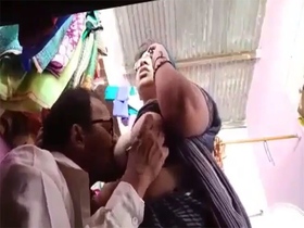 Mature aunty gets naughty with boutique shop owner