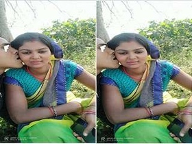 Desi couple's passionate outdoor sex in the backyard