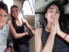 Clear audio and moaning sound of hot Indian lover in car