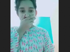 Beautiful Asian teen in the bathroom: A steamy show