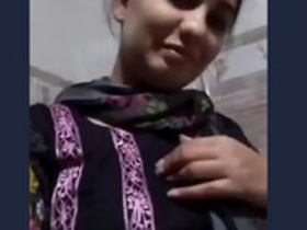 A seductive solo video call with a lover