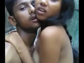 Desi college student's steamy video in the village