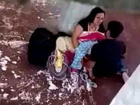 Mature bhabhi has outdoor sex with black lover