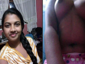 Desi babe with a stunning face entices perverted porn fans with her naughty side