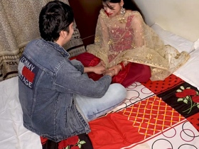 Desi couple's first night of role play in HD
