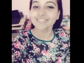Busty teen with a beautiful smile gets naughty in hot video