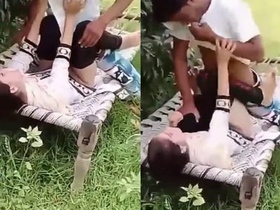 Get lost in the beauty of nature with this outdoor porn video