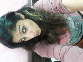 Watch a stunning Indian girl get her ass pounded and covered in jizz
