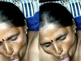 Experienced woman gives a skilled blowjob