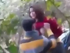 Outdoor passion: A steamy encounter caught on camera