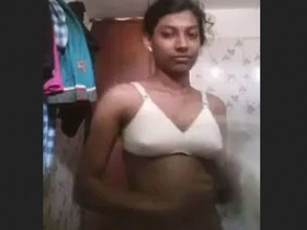 Indulge in steamy shower fun with a hot babe in a bathroom
