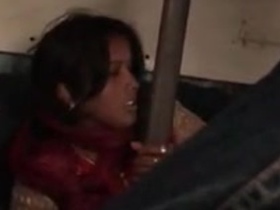 MILF wife gets fucked in the train compartment