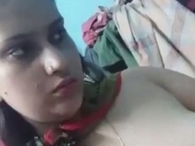 Mithu, a Bangladeshi girl, flaunts her breasts in a steamy video