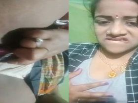 Saharanpur village Bhabha's live video with natural expressions